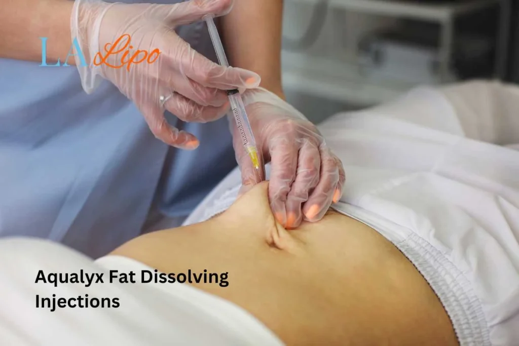 woman having fat dissolving injections Bradford-on-Avon in the stomach