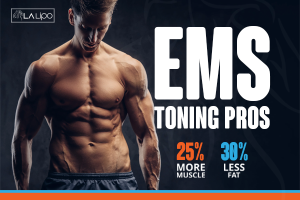 Image of man with sculpted stomach showing the fat loss and muscle gain of LA-EMS Body Sculpting Treatment Bradford-on-Avon